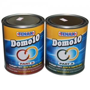 DOMO-10 (A+B) Bianco (белого цвета) - эпоксидный клей (2л) TENAX  ― "Элтим" Алмазные диски, станки для резки камня, виброплиты, клей для камня.