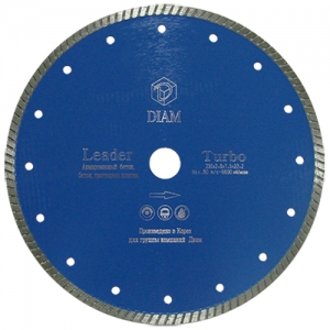 Алмазный диск Leader (бетон) ― "Элтим" Алмазные диски, станки для резки камня, виброплиты, клей для камня.